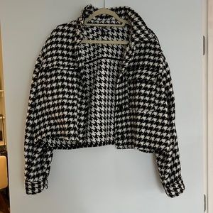 Black and white light jacket